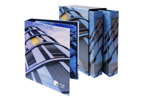 Custom printed ring binders & slipcases